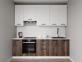 Кухонный гарнитур Старое Дерево 2400 h950 (Стол. 26мм) в Невьянске - nevyansk.ok-mebel.com | фото