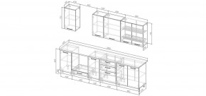 Кухонный гарнитур Старое Дерево 2800 (Стол. 26мм) в Невьянске - nevyansk.ok-mebel.com | фото 2