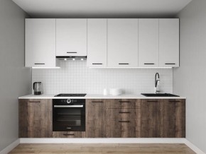 Кухонный гарнитур Старое Дерево 3000 h950 (Стол. 38мм) в Невьянске - nevyansk.ok-mebel.com | фото