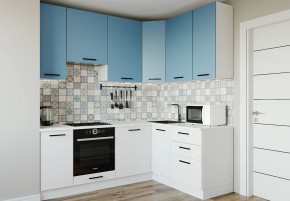 Кухонный гарнитур угловой Капри 2200х1600 h950 (Стол. 26мм) в Невьянске - nevyansk.ok-mebel.com | фото