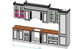 Кухонный гарнитур Верона 3.9 (крем) композиция №2 в Невьянске - nevyansk.ok-mebel.com | фото 6