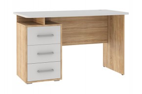 ЛАЙТ 2 Стол компьютерный (1200)  дуб сонома/белый в Невьянске - nevyansk.ok-mebel.com | фото