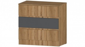 ЛЕНОРА Комод 3 ящика (графит) в Невьянске - nevyansk.ok-mebel.com | фото