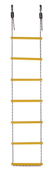 Лестница веревочная 7 перекладин цв.желтый D=25  в Невьянске - nevyansk.ok-mebel.com | фото