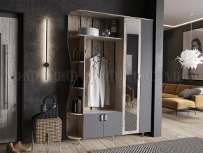 ЛИКА №1 Прихожая ЛДСП (графит/дуб юкон) в Невьянске - nevyansk.ok-mebel.com | фото