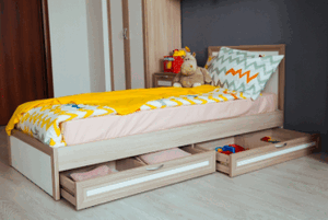 Кровать с ламелями Ostin (Остин) модуль 21 в Невьянске - nevyansk.ok-mebel.com | фото 3