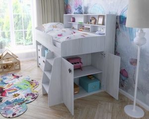 Кровать чердак Малыш 5 в Невьянске - nevyansk.ok-mebel.com | фото 4