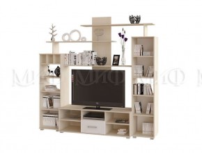МИНИ-2 Гостиная (МДФ) Белый глянец/Дуб Крафт в Невьянске - nevyansk.ok-mebel.com | фото 2