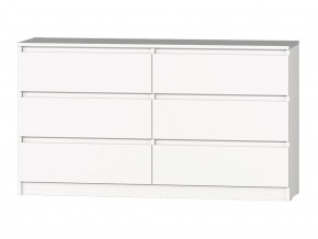 МС "Хилтон" Комод №5 1400 (6 ящ.) белый текстурный в Невьянске - nevyansk.ok-mebel.com | фото 2
