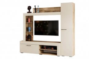 НИКОЛЬ Гостиная (Дуб крафт серый/софт айвори) в Невьянске - nevyansk.ok-mebel.com | фото