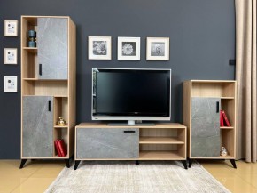 ОСКАР TRIO Гостиная (дуб золотой/каспий темный) в Невьянске - nevyansk.ok-mebel.com | фото 2