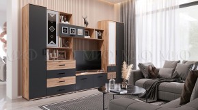 Пенал Белла (Сандал, Графит/Дуб крафт) в Невьянске - nevyansk.ok-mebel.com | фото 5
