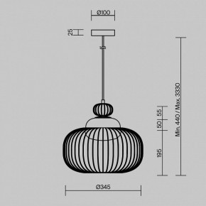 Подвесной светильник Maytoni Levitation MOD376PL-01G в Невьянске - nevyansk.ok-mebel.com | фото 5