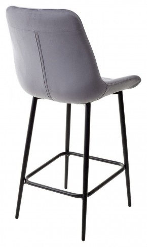 Полубарный стул ХОФМАН, цвет H-14 Серый, велюр / черный каркас H=63cm М-City в Невьянске - nevyansk.ok-mebel.com | фото 5