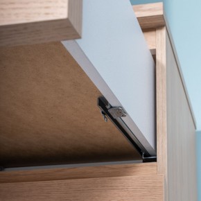 S01668 Варма Прайм 3 комод 80x77x48 шпон дуб беленый в Невьянске - nevyansk.ok-mebel.com | фото 6