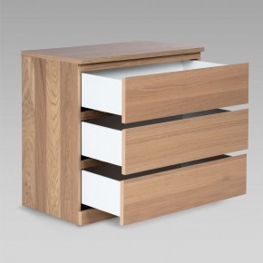 S01668 Варма Прайм 3 комод 80x77x48 шпон дуб беленый в Невьянске - nevyansk.ok-mebel.com | фото 7