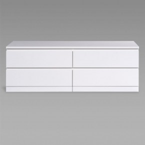 S01712 Варма Прайм 4Д комод 160x55x48, белый в Невьянске - nevyansk.ok-mebel.com | фото 2