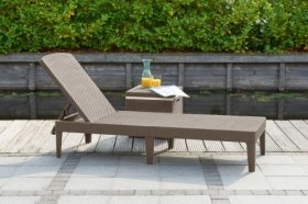 Шезлонг Джайпур (Jaipur Sun lounger) капучино в Невьянске - nevyansk.ok-mebel.com | фото 2