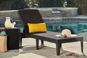 Шезлонг Джайпур (Jaipur Sun lounger) виски-коричневый в Невьянске - nevyansk.ok-mebel.com | фото 3