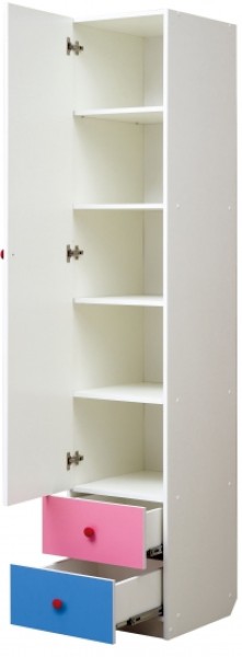 Шкаф 1-но дверный с ящиками и фотопечатью Совята 1.3 (400) в Невьянске - nevyansk.ok-mebel.com | фото 2