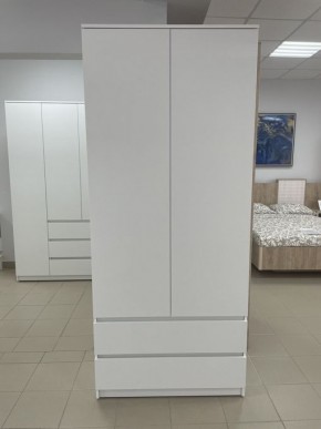 Шкаф 2-ств. с 2 ящиками "Бьянко" в Невьянске - nevyansk.ok-mebel.com | фото 3