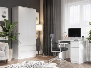 Шкаф 2-ств. с 2 ящиками "Бьянко" в Невьянске - nevyansk.ok-mebel.com | фото 4