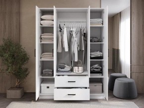 Шкаф 4-х створчатый Титан (белый) в Невьянске - nevyansk.ok-mebel.com | фото 2