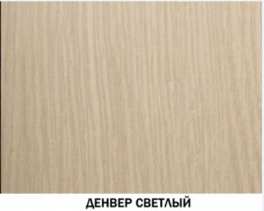 Шкаф для одежды №609 "Инна" Денвер светлый (*без полок) в Невьянске - nevyansk.ok-mebel.com | фото 4