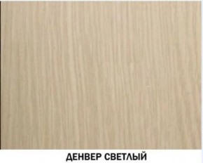 Шкаф для одежды №614 "Инна" Денвер светлый (*без полок) в Невьянске - nevyansk.ok-mebel.com | фото 2
