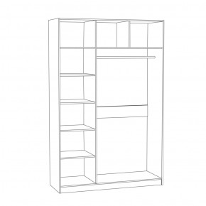 Шкаф комбинированный 08.45.01 Ливерпуль в Невьянске - nevyansk.ok-mebel.com | фото 2