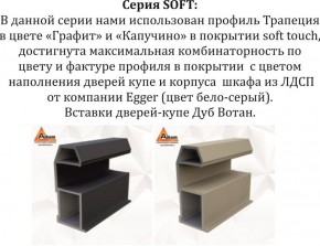 Шкаф-купе 1800 серии SOFT D1+D3+B2+PL1 (2 ящика+1штанга) профиль «Графит» в Невьянске - nevyansk.ok-mebel.com | фото 11