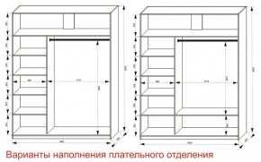 Шкаф-купе 1800 серии SOFT D8+D2+B2+PL4 (2 ящика+F обр.штанга) профиль «Графит» в Невьянске - nevyansk.ok-mebel.com | фото 7