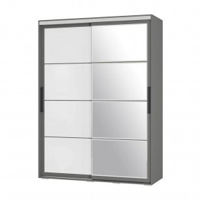 Шкаф-купе Крафт-6 1.6 м ШКК-06 (графит) в Невьянске - nevyansk.ok-mebel.com | фото 3