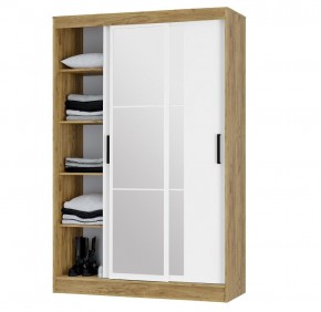 Шкаф-купе Тайм ШКК-03 (крафт/белый) в Невьянске - nevyansk.ok-mebel.com | фото 3
