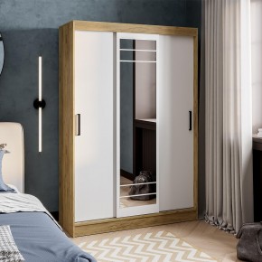 Шкаф-купе Тео ШКК-02 (крафт/белый) в Невьянске - nevyansk.ok-mebel.com | фото