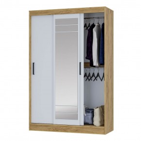 Шкаф-купе Тео ШКК-02 (крафт/белый) в Невьянске - nevyansk.ok-mebel.com | фото 3