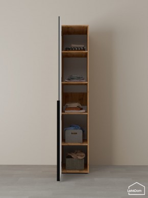 Шкаф Linnea MHR-1-2 2050х400х510 (ДВ-М 11.1.25) в Невьянске - nevyansk.ok-mebel.com | фото 4