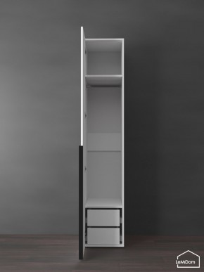 Шкаф Linnea MHR-1-3 2050х400х510 (Белый-М 11.1.1) в Невьянске - nevyansk.ok-mebel.com | фото 6