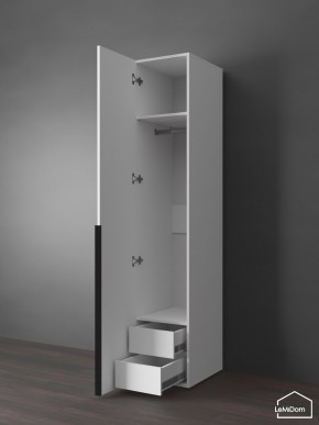 Шкаф Linnea MHR-1-3 2050х400х510 (Белый-М 11.1.1) в Невьянске - nevyansk.ok-mebel.com | фото 7