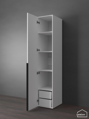 Шкаф Linnea MHR-1-3 2050х400х510 (Белый-М 11.1.2) в Невьянске - nevyansk.ok-mebel.com | фото 5