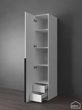 Шкаф Linnea MHR-1-3 2050х400х510 (Белый-М 11.1.2) в Невьянске - nevyansk.ok-mebel.com | фото 6