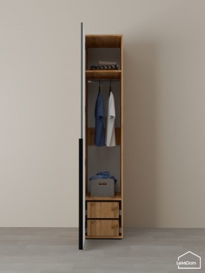 Шкаф Linnea MHR-1-3 2050х400х510 (ДВ-М 11.1.25) в Невьянске - nevyansk.ok-mebel.com | фото 5