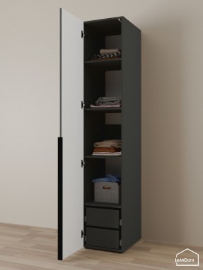 Шкаф Linnea MHR-1-4 2050х400х510 (Графит-М 11.1.25) в Невьянске - nevyansk.ok-mebel.com | фото 5