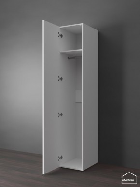 Шкаф Linnea MHR-1PO 2050х400х510 (Белый-М 11.1.1) в Невьянске - nevyansk.ok-mebel.com | фото 4