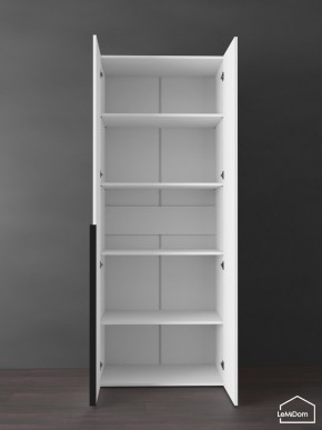 Шкаф Linnea MHR-2-2 2050х800х510 (Белый-М 11.1.2) в Невьянске - nevyansk.ok-mebel.com | фото 4