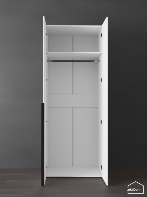 Шкаф Linnea MHR-2 2050х800х510 (Белый-М 11.1.2) в Невьянске - nevyansk.ok-mebel.com | фото 4