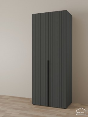 Шкаф Linnea MHR-2 2050х800х510 (Графит-М 11.1.25) в Невьянске - nevyansk.ok-mebel.com | фото