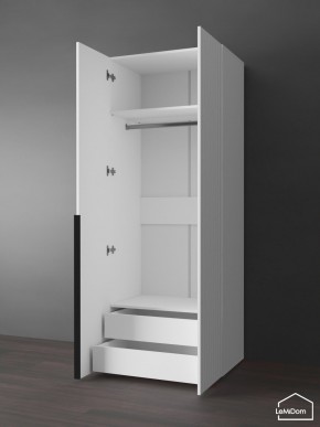 Шкаф Linnea MHR-2-3 2050х800х510 (Белый-М 11.1.1) в Невьянске - nevyansk.ok-mebel.com | фото 5