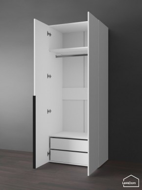 Шкаф Linnea MHR-2-3 2050х800х510 (Белый-М 11.1.1) в Невьянске - nevyansk.ok-mebel.com | фото 6