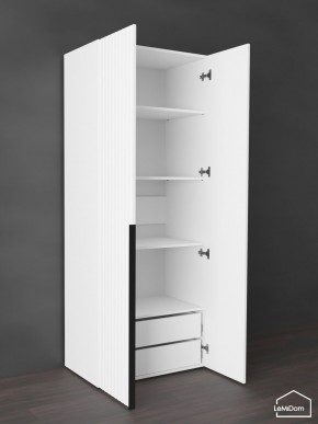 Шкаф Linnea MHR-2-4 2050х800х510 (Белый-М 11.1.2) в Невьянске - nevyansk.ok-mebel.com | фото 6